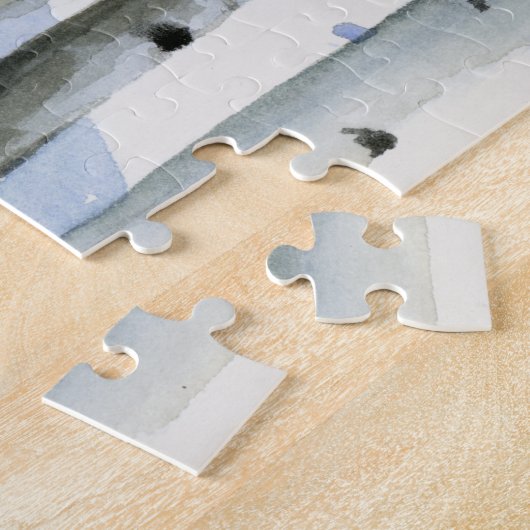 Deer in Snowfall Legpuzzel (Zijkant)