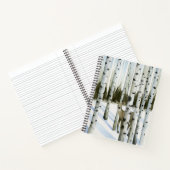 Deer in Snowfall Notitieboek (Binnen)