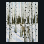 Deer in Snowfall Puzzel<br><div class="desc">Deer in Snowfall II door Grace Popp. Een hert verbergt zich tussen bomen in een vreedzame wijnstreek.</div>
