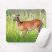 Deer in Tall Grass Muismat (Met muis)