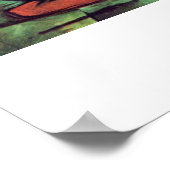 deer in the Forest ( ii ) van franz marc Poster (Hoek)