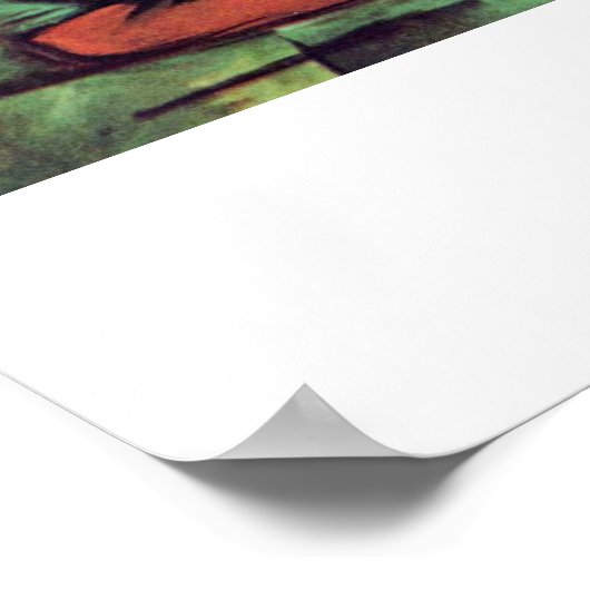 deer in the Forest ( ii ) van franz marc Poster (Hoek)