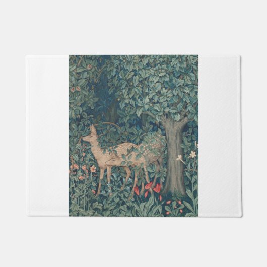 Deer in The Forest, William Morris Deurmat (Voorkant)