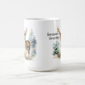 Deer In the Forrest, Holiday Vignette Mug Koffiemok (Center)
