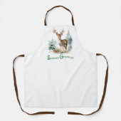 Deer In the Forrest, Holiday Vignette Schort (Voorkant)