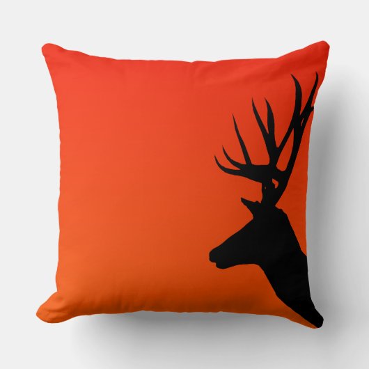 Deer in The Sunset Kussen (Voorkant)