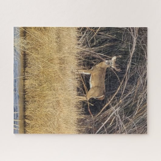 Deer in the Thicket Jigsaw Puzzle Legpuzzel (Horizontaal)