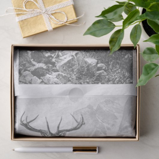 Deer in Tissue Paper High Mountains Tissuepapier (Geschenk)