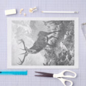 Deer in Tissue Paper High Mountains Tissuepapier (Craft)