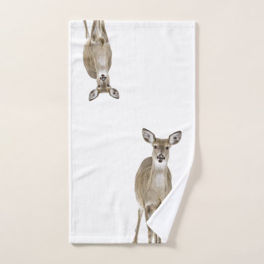 Deer in Winter op Bathroom Towel Set Bad Handdoek (Handdoek)