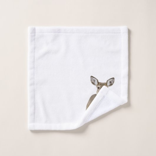 Deer in Winter op Bathroom Towel Set Bad Handdoek (Wasdoekje)