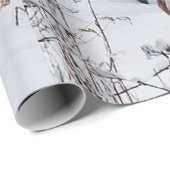 Deer in Winter Wonderland Holiday Cadeaupapier (Rol Hoek)