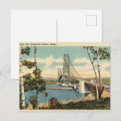Deer Island, Sedgwick, Maine, Bridge Briefkaart (Voorkant / Achterkant)