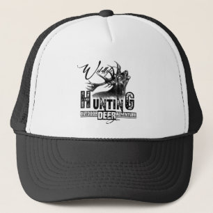 Deer-jacht, buitenavontuur T-Shirt Trucker Pet