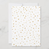 Deer jarig Uitnodiging Woodland Gold Pink Floral (Achterkant)