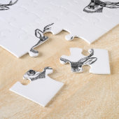 Deer Jigzaag Puzzle Legpuzzel (Zijkant)