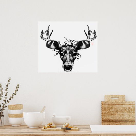 "Deer John," Poster (Keuken)