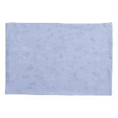 Deer & kerstboom Winter Blauw Kussensloop (Achterkant-Links)