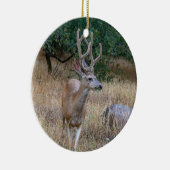 Deer Kerstsierent Keramisch Ornament (Rechts)