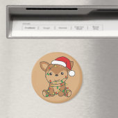 Deer-kerstwinterdieren Deer Magnet (Insitu (Vaatwasser))