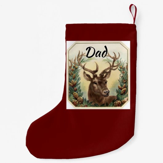  Deer Kleine Kerstsok (Achterkant)