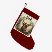  Deer Kleine Kerstsok (Voorkant (Hangend))
