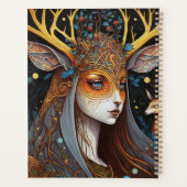 Deer Lady Fantasy Art Planner (Achterkant)
