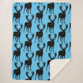 Deer Large Sherpa Blanket Deken (Voorkant)