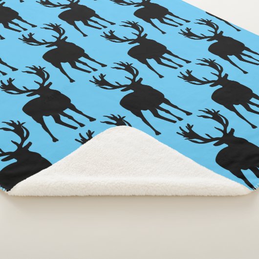 Deer Large Sherpa Blanket Deken (3/4)