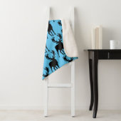 Deer Large Sherpa Blanket Sherpa Deken (In situ)