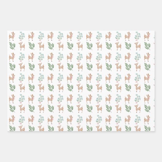 Deer Little One Wrapping Paper (Voorkant 2)
