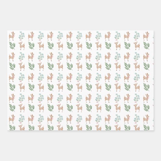 Deer Little One Wrapping Paper (Voorkant)