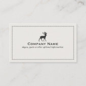 Deer Logo Visitekaartje (Voorkant)
