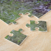 Deer loopt door het bos legpuzzel (Zijkant)