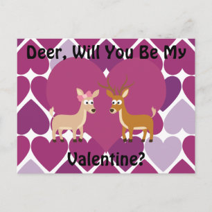 Deer Love Feestdagenkaart