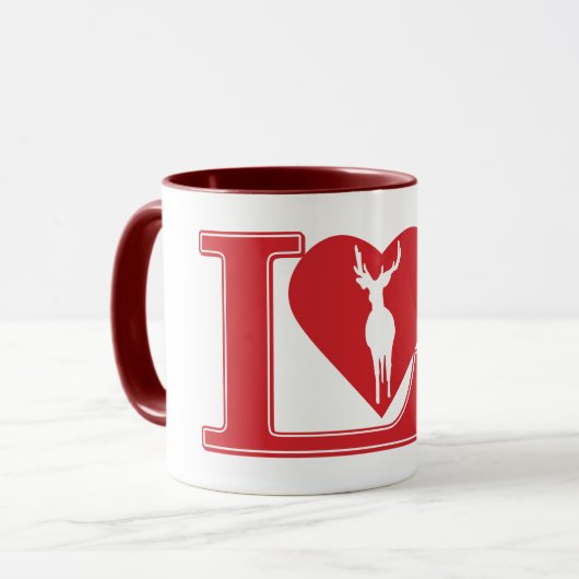 Deer Love Mok (Voorkant links)