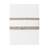 Deer Love Woodland Deer Wedding Custom Uitnodigingen Wikkel (Achterkant Voorbeeld)