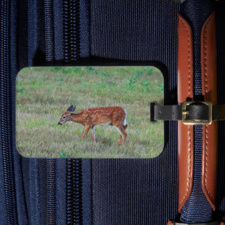 Deer Luggage Tag Bagagelabel