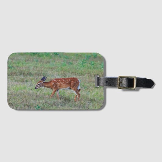 Deer Luggage Tag Bagagelabel (Voorkant (horizontaal))