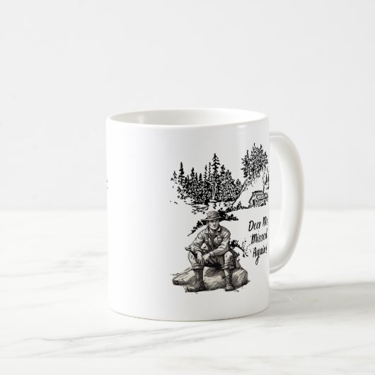 Deer me, ik heb het weer gemist! koffiemok (Voorkant rechts)