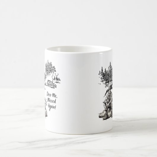 Deer me, ik heb het weer gemist! koffiemok (Center)