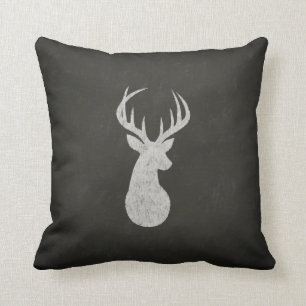 Deer met Antlers Chalk Drawing Kussen