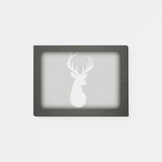 Deer met Antlers Chalk Drawing Post-it® Notes (Voorkant)