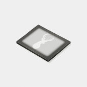 Deer met Antlers Chalk Drawing Post-it® Notes (Schuin)