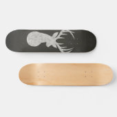 Deer met Antlers Chalk Drawing Skateboard (Horizontaal)