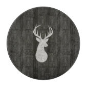 Deer met Antlers Chalk Drawing Snijplank (Voorkant)