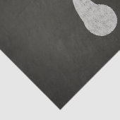 Deer met Antlers Chalk Drawing Tissuepapier (Detail)