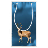 Deer met Antlers Gift Bag Klein Cadeauzakje (Voorkant)