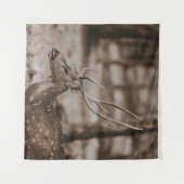 DEER MET ANTLERS WANDKLEED (Voorkant (horizontaal))
