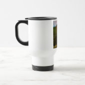 Deer met een roze blauwe lucht reisbeker (Links)